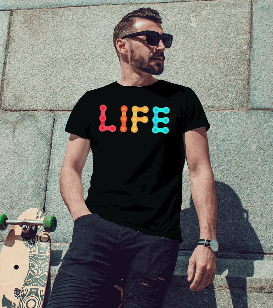 Life Bicycle Chain Cycling Bike Parts T-Shirt