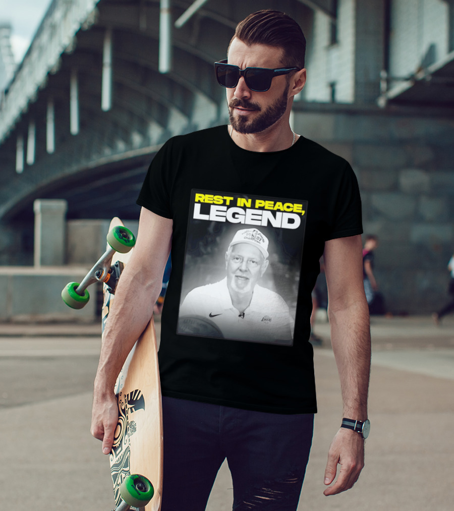 Rest In Peace Legend 1959 Champions Voice Of The Los Angeles Lakers T-Shirt