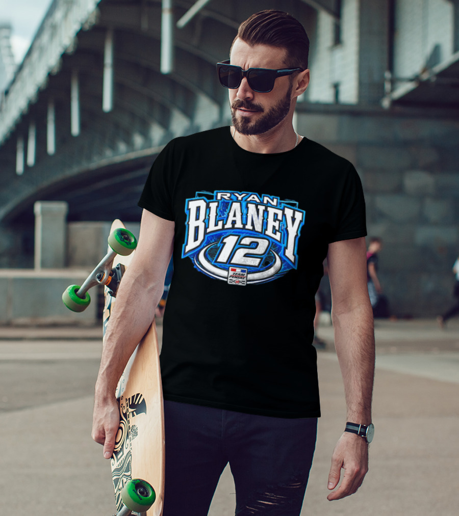 Ryan Blaney Team Penske 12 NASCAR Racing Fan T-Shirt