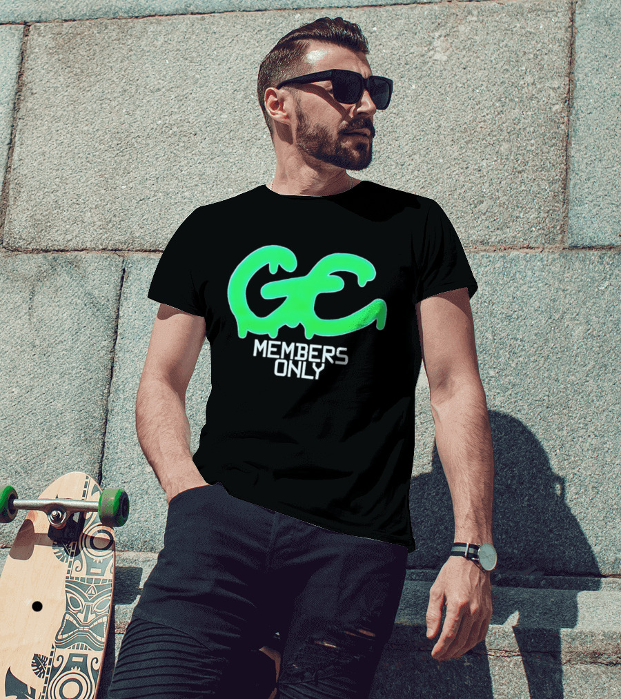 GC Members Only Slime Green Dripping T-Shirt