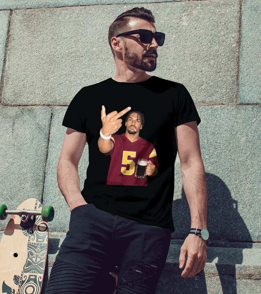 Jayden Daniels Middle Finger T-Shirt