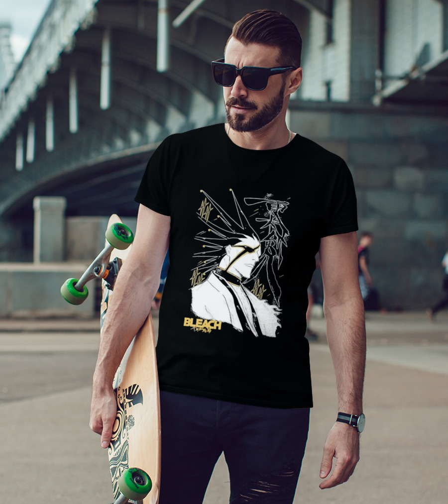 Kenpachi Zaraki Bleach Thousand Year Blood War Fan Art Character Sketch T-Shirt