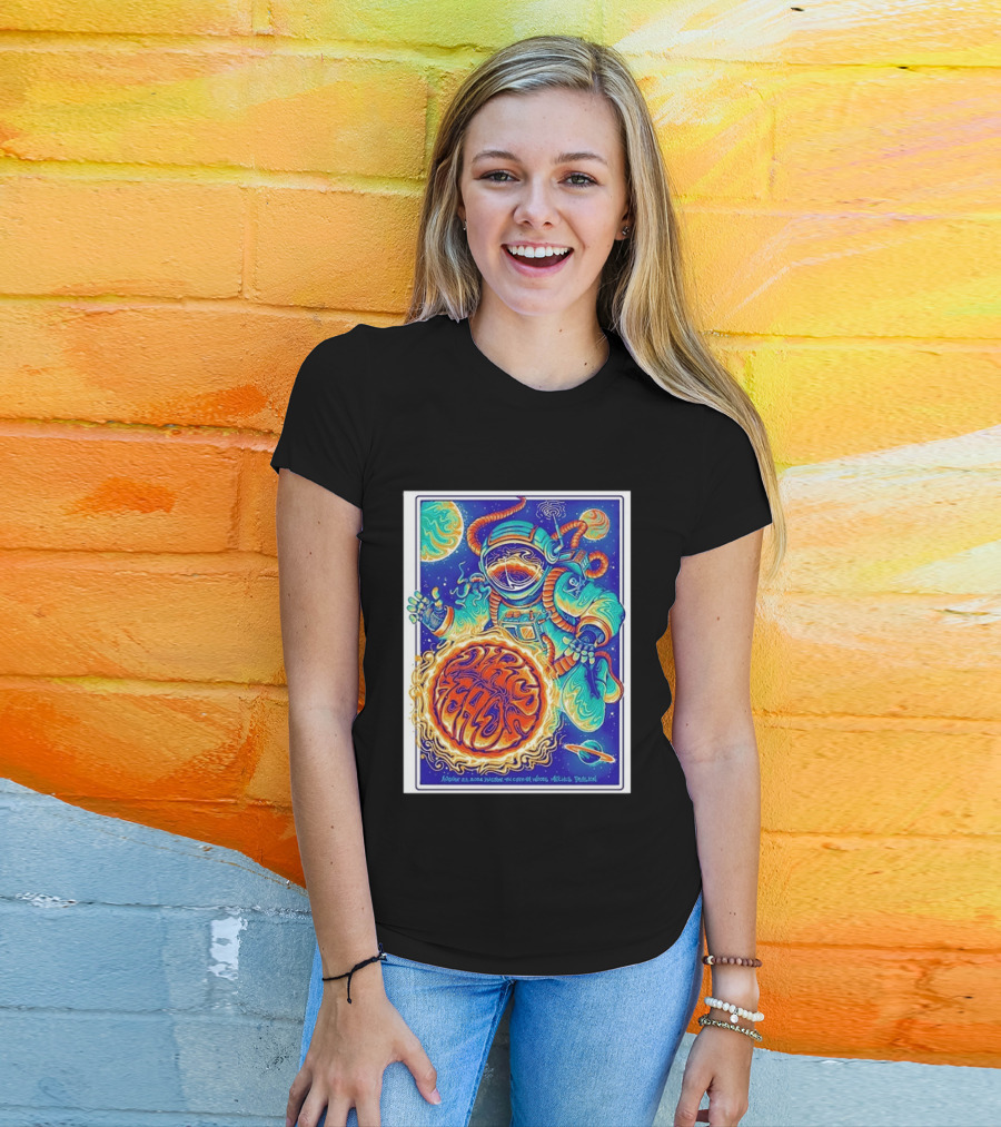 Dip Heads Astronaut Space Art August 23 2026 Houston TX Cynthia Woods Mitchell Pavilion T-Shirt