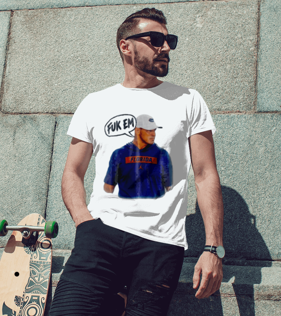FLORIDA Coach Billy Napier Fuk Em Speech Bubble T-Shirt