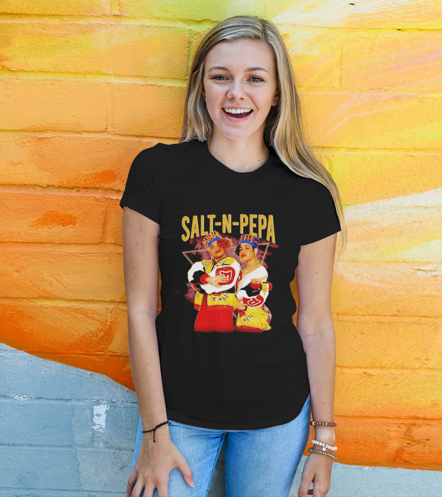 Salt N Pepa Iconic 90s Hip Hop Fashion T-Shirt