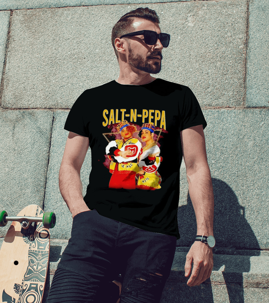 Salt N Pepa Iconic 90s Hip Hop Fashion T-Shirt
