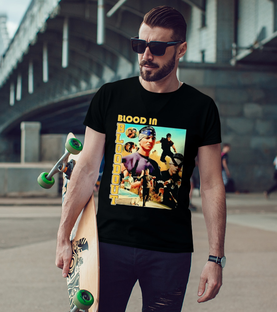 Blood In Blood Out 90s Cult Classic Movie T-Shirt