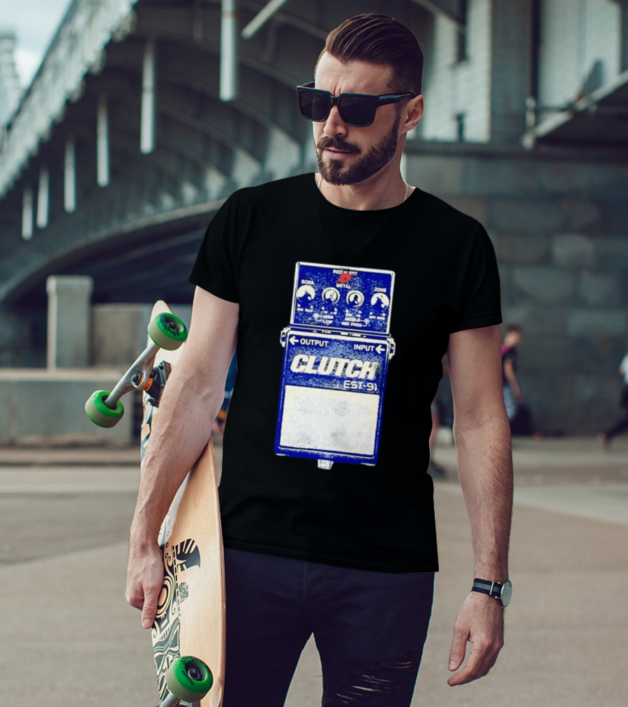 Boss Metal Zone Clutch Est 91 Rock Music Pedal T-Shirt