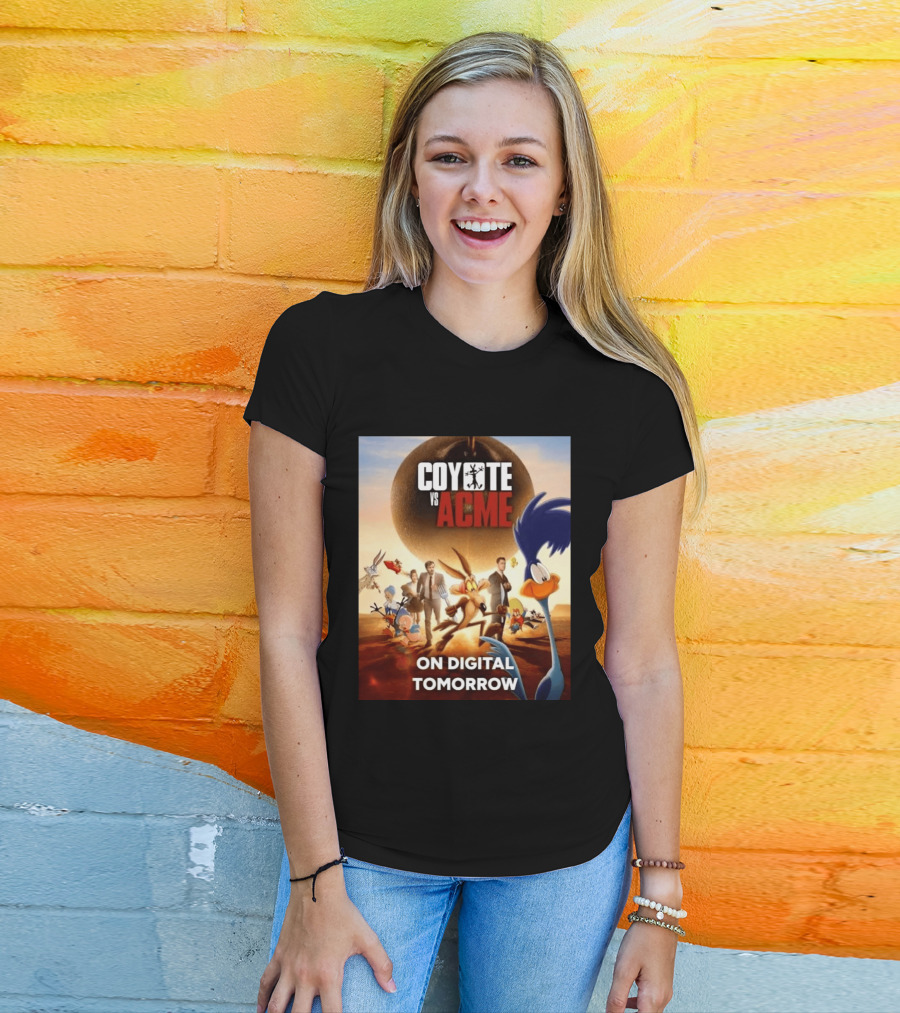 Coyote Vs Acme Digital Release Featuring Iconic Looney Tunes Characters T-Shirt