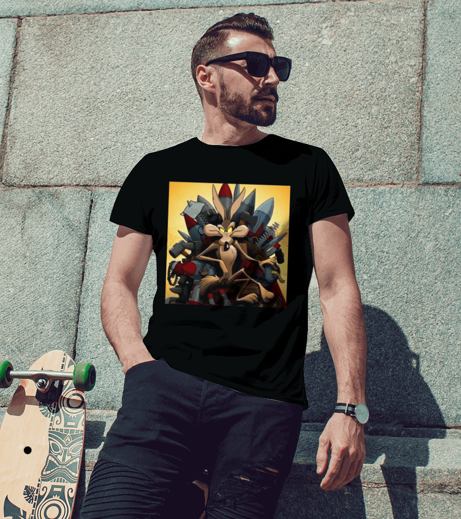 Wile E. Coyote Acme Rockets Digital Release Tomorrow T-Shirt