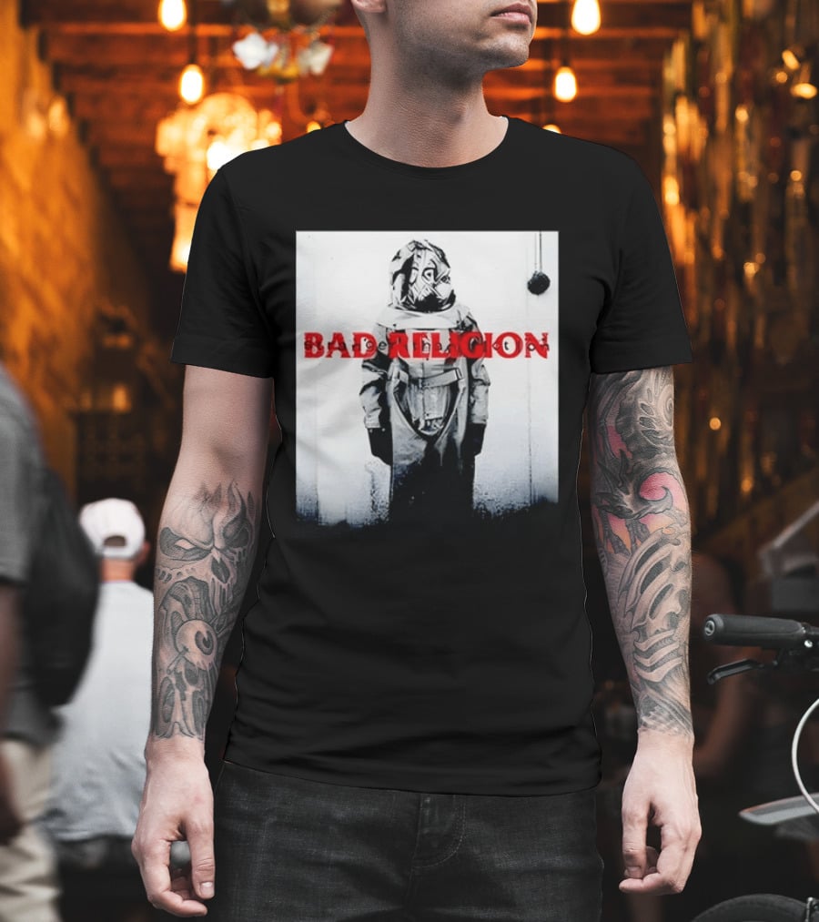 Bad Religion Stranger Than Fiction Punk Rock Hazmat Suit T-Shirt