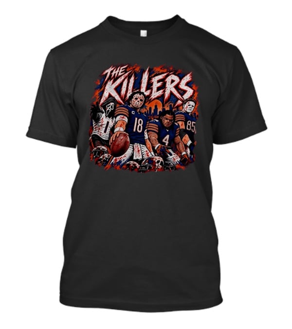 The Killers Chicago Bears Halloween Caleb Williams T-Shirt