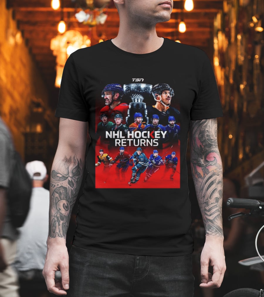 TSN NHL Hockey Returns 2026 2027 Featuring Star Players And Stanley Cup T-Shirt