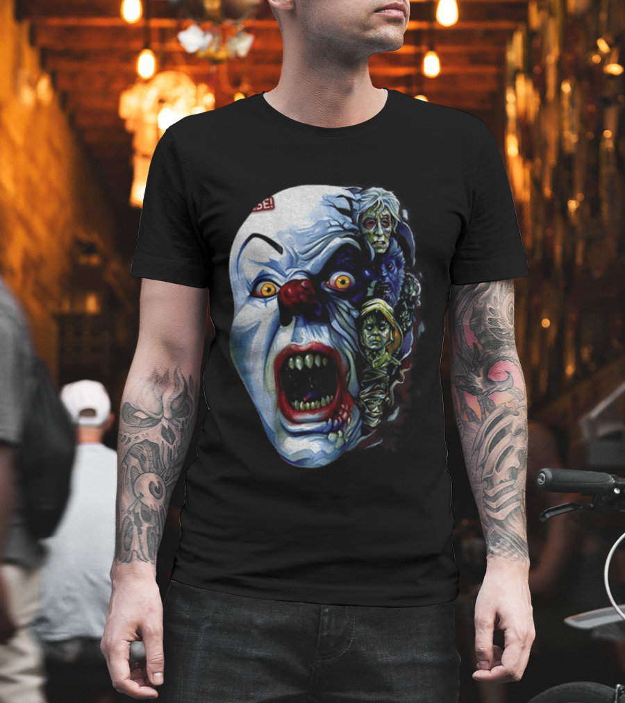 Pennywise The Dancing Clown Stephen King's IT Horror Nightmare Faces T-Shirt