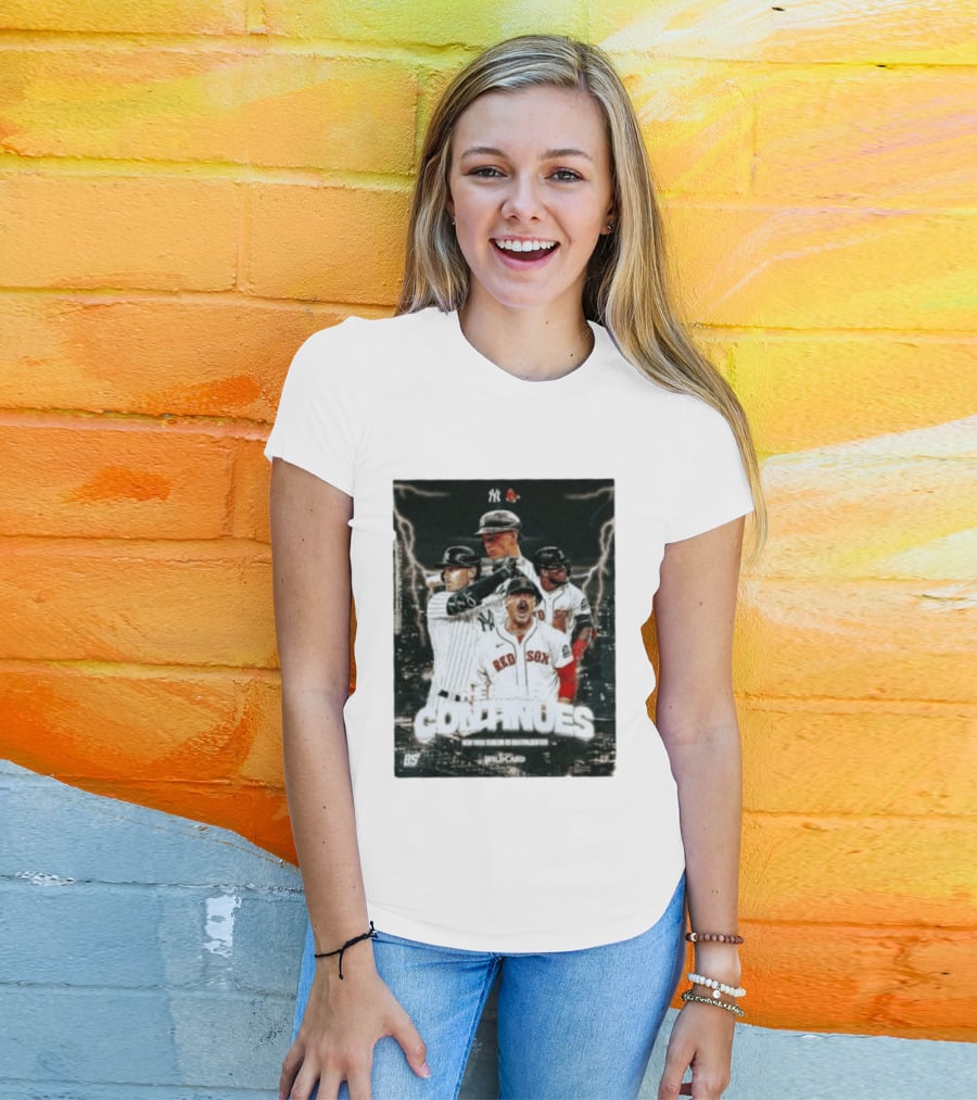 Boston Red Sox Vs New York Yankees 2026 Wildcard Rivalry Continues T-Shirt