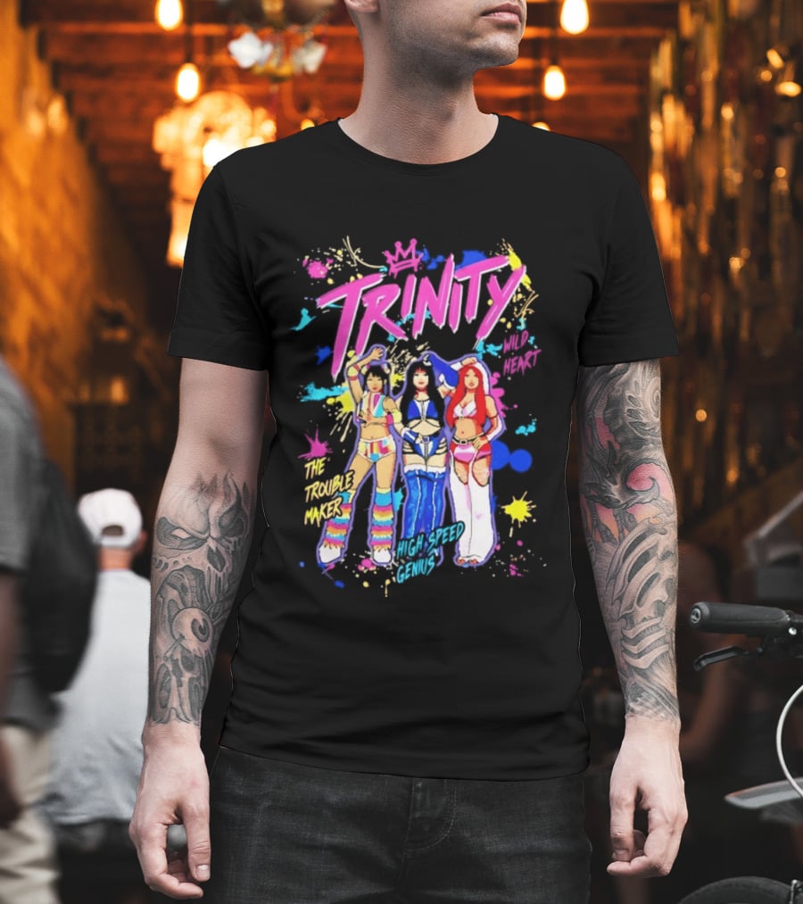 Trinity Wild Heart The Trouble Maker High Speed Genius Trio T-Shirt