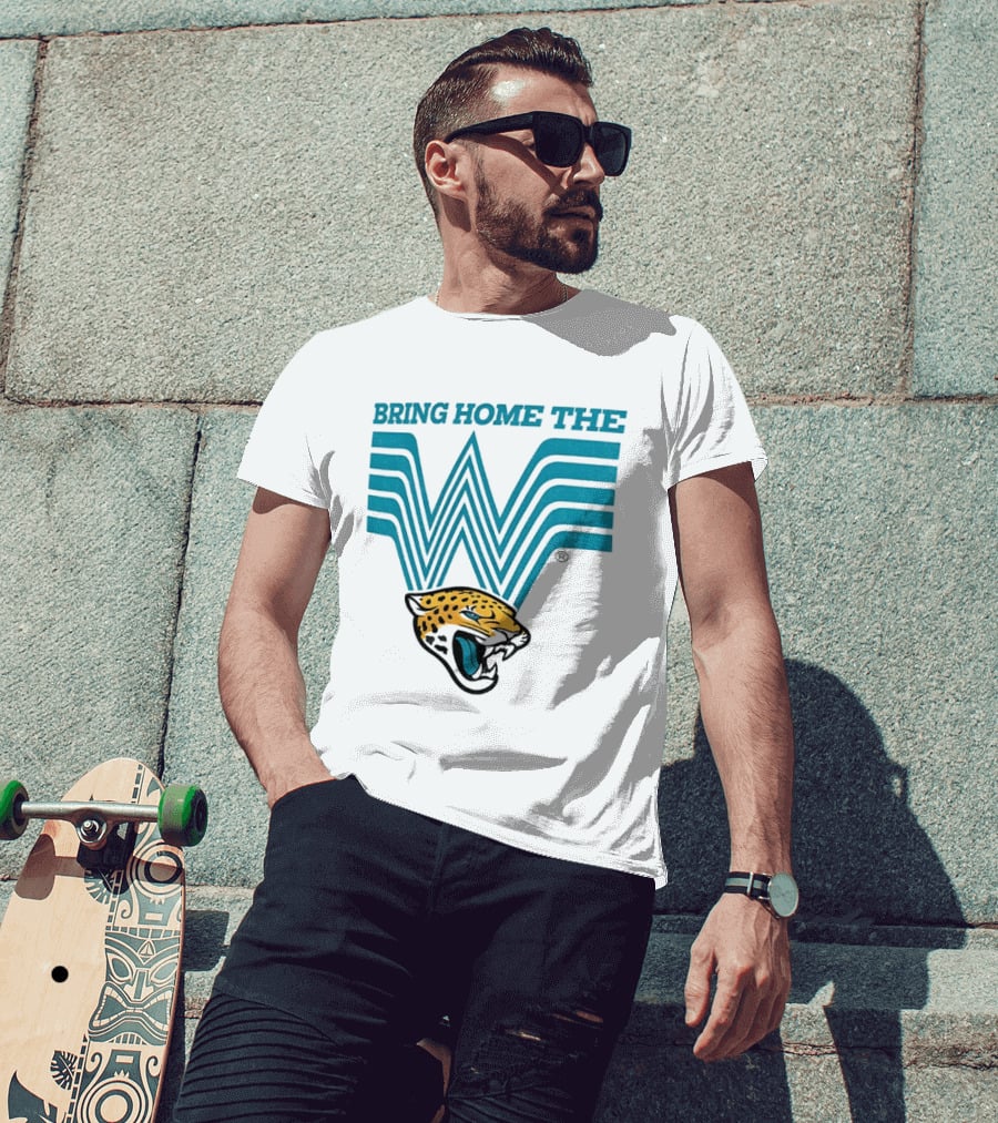 Bring Home The W Jaguars Win Free Whataburger T-Shirt