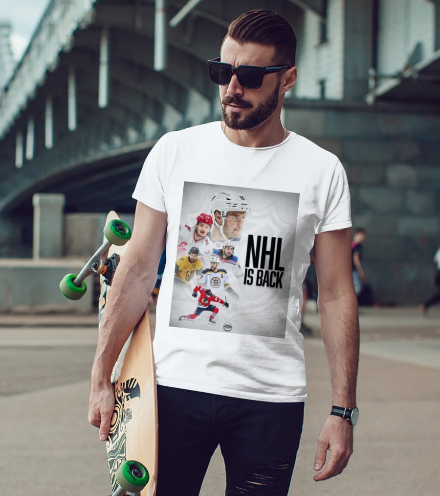 NHL 2026 2027 Is Back Featuring Iconic Players And Teams Like Boston Vegas Florida Carolina T-Shirt
