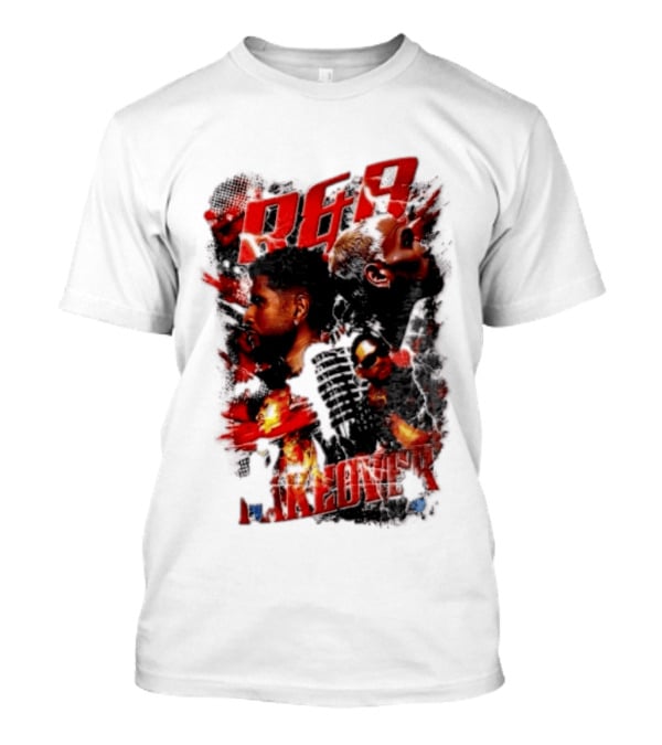 Usher Chris Brown R&B Takeover Singing Lightning Collage T-Shirt