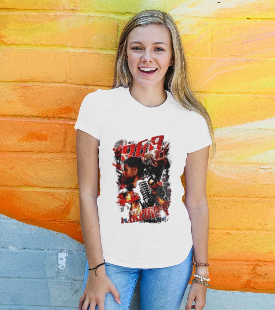 Usher Chris Brown R&B Takeover Singing Lightning Collage T-Shirt