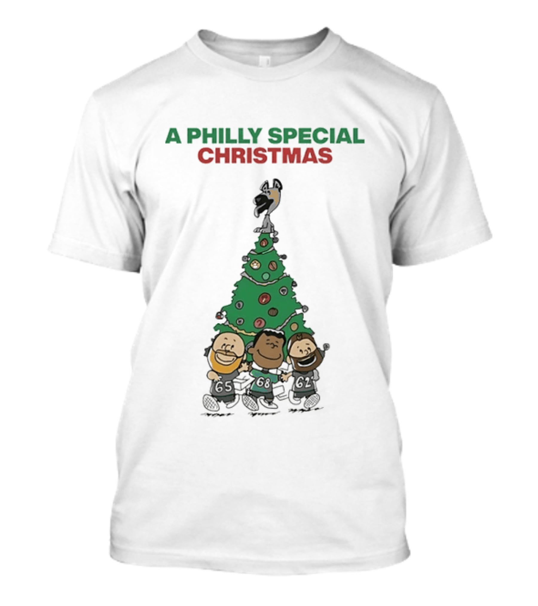 A Philly Special Christmas Philadelphia Eagles Tree T-Shirt
