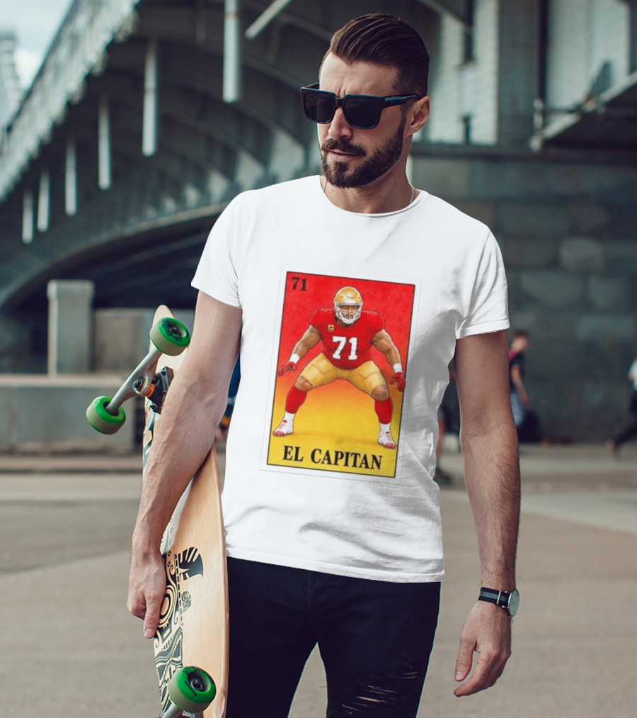 San Francisco 49ers 71 El Capitan Loteria Card NFL Football T-Shirt