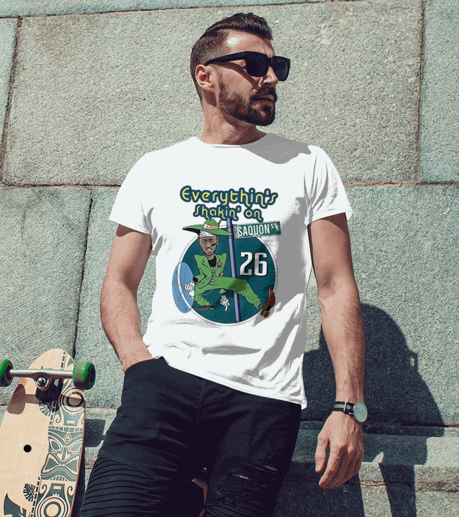 Saquon Barkley Everythin's Shakin' On Saquon St 26 T-Shirt