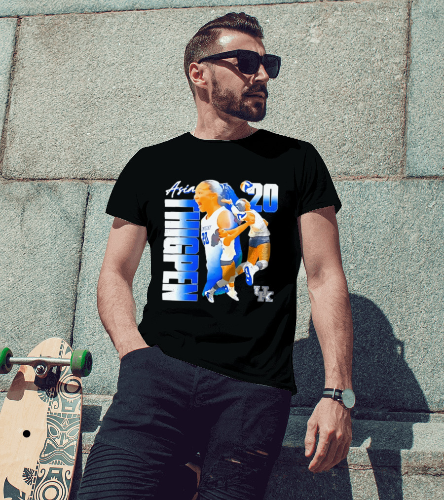Asia Thigpen Kentucky Volleyball 20 UK Wildcats T-Shirt