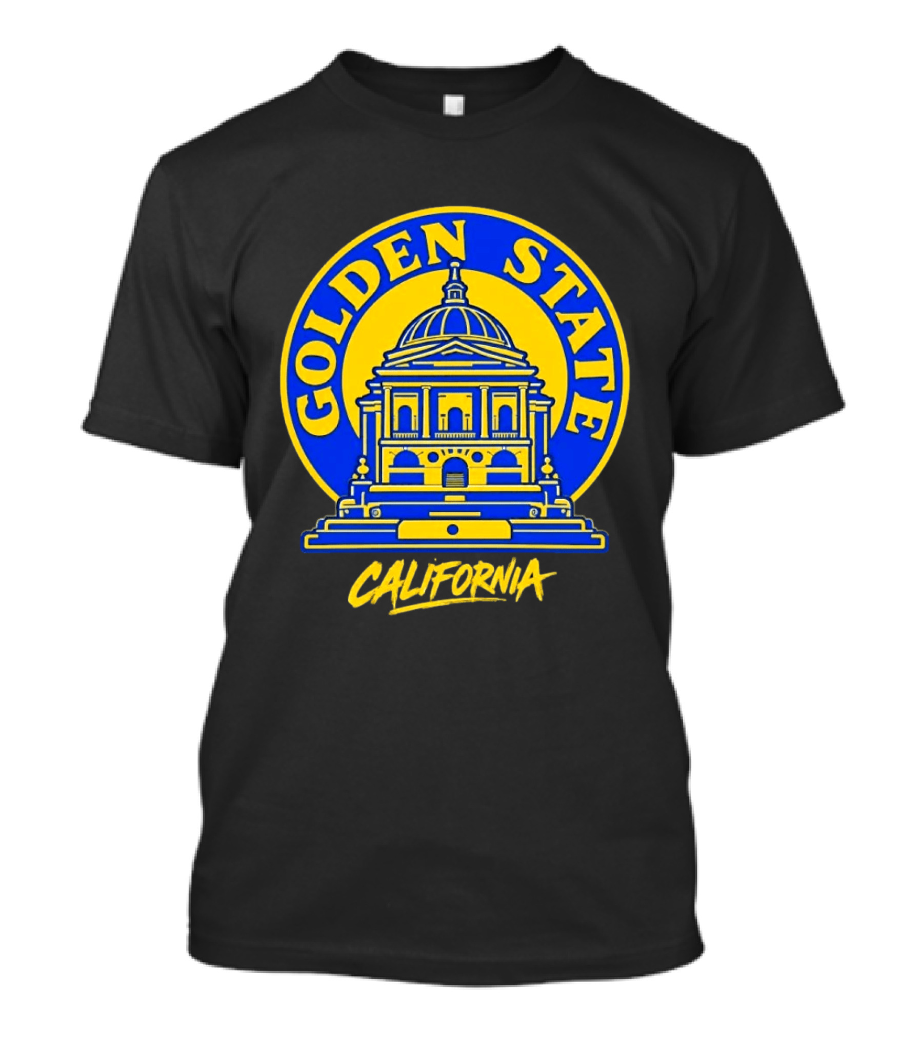 California Golden State Warriors Sportiqe Hometown Gold Blooded Pullover T-Shirt