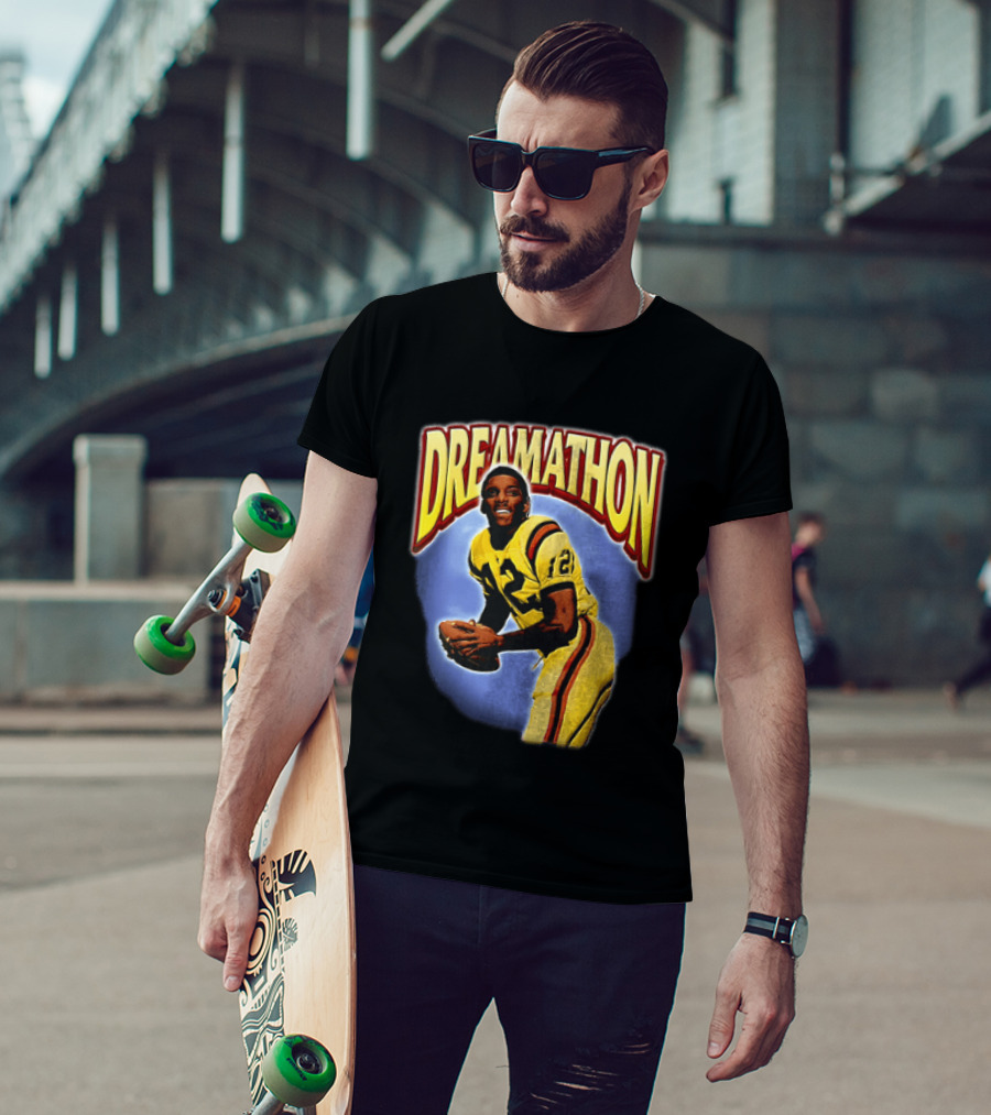 Doug Williams Dreamathon Black Knights 12 Throwing Football T-Shirt