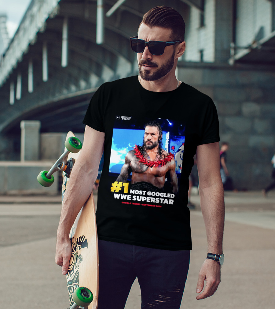 #1 Most Googled WWE Superstar Google Trends September 2026 T-Shirt