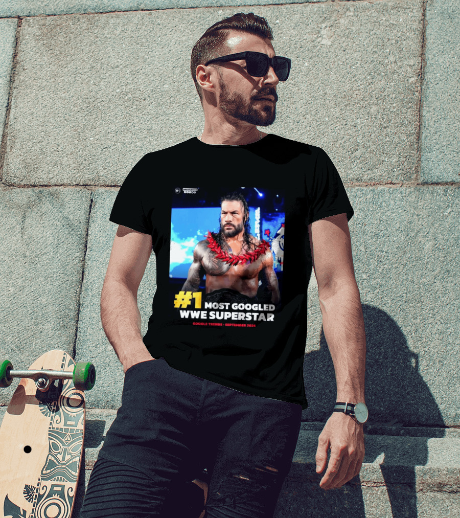 #1 Most Googled WWE Superstar Google Trends September 2026 T-Shirt