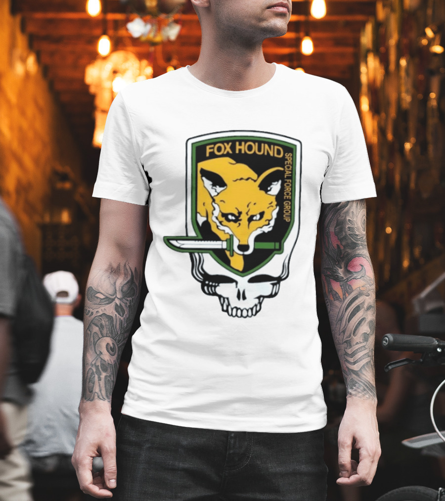 Fox Hound Special Force Group Grateful Dead Steal Your Face Patch T-Shirt