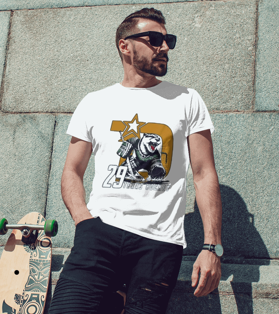 Texas Hockey Otter 29 Dallas Stars T-Shirt