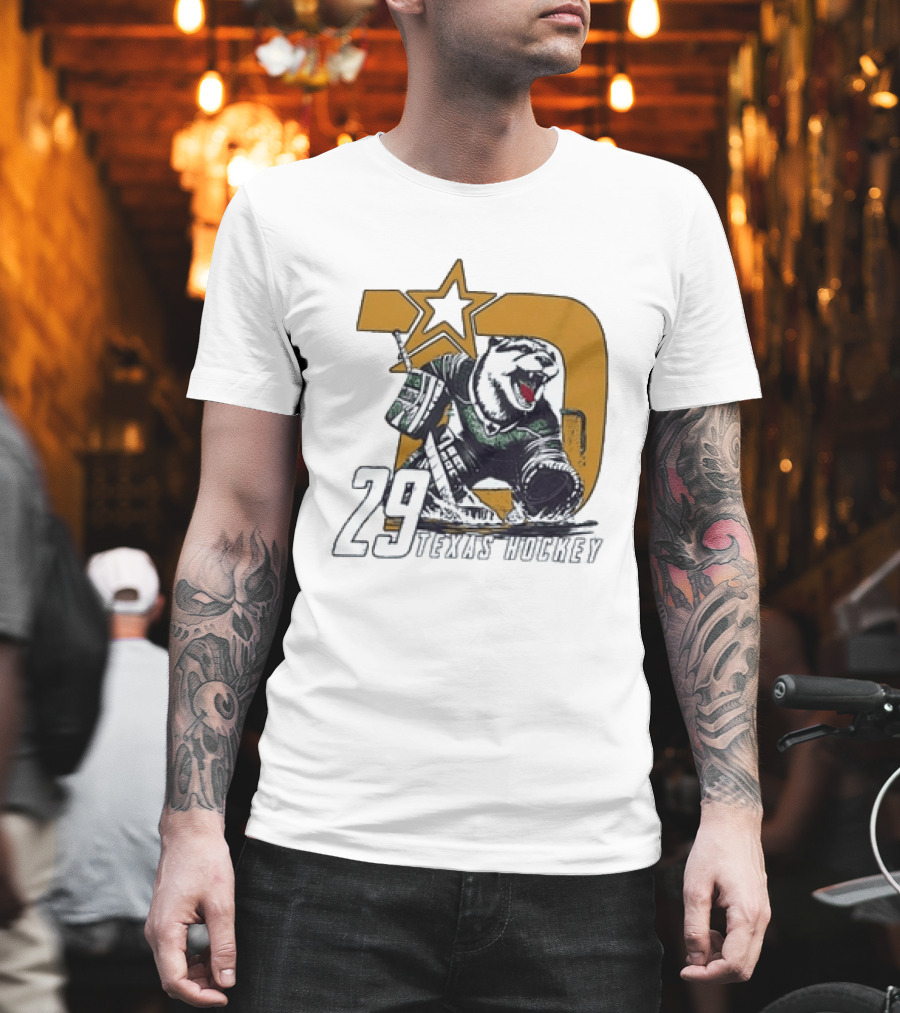 Texas Hockey Otter 29 Dallas Stars T-Shirt
