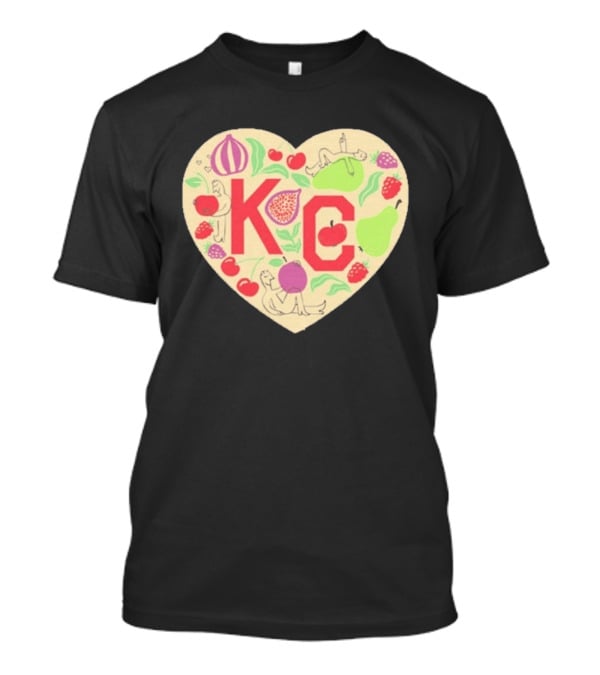 KC Heart Fruits And Figures Kansas City Giving Grove T-Shirt
