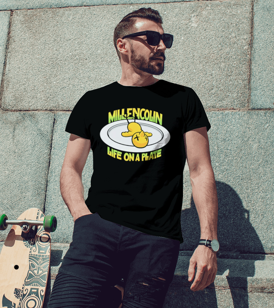 Millencolin Life On A Plate Punk Rock Album Art Yellow Duck T-Shirt