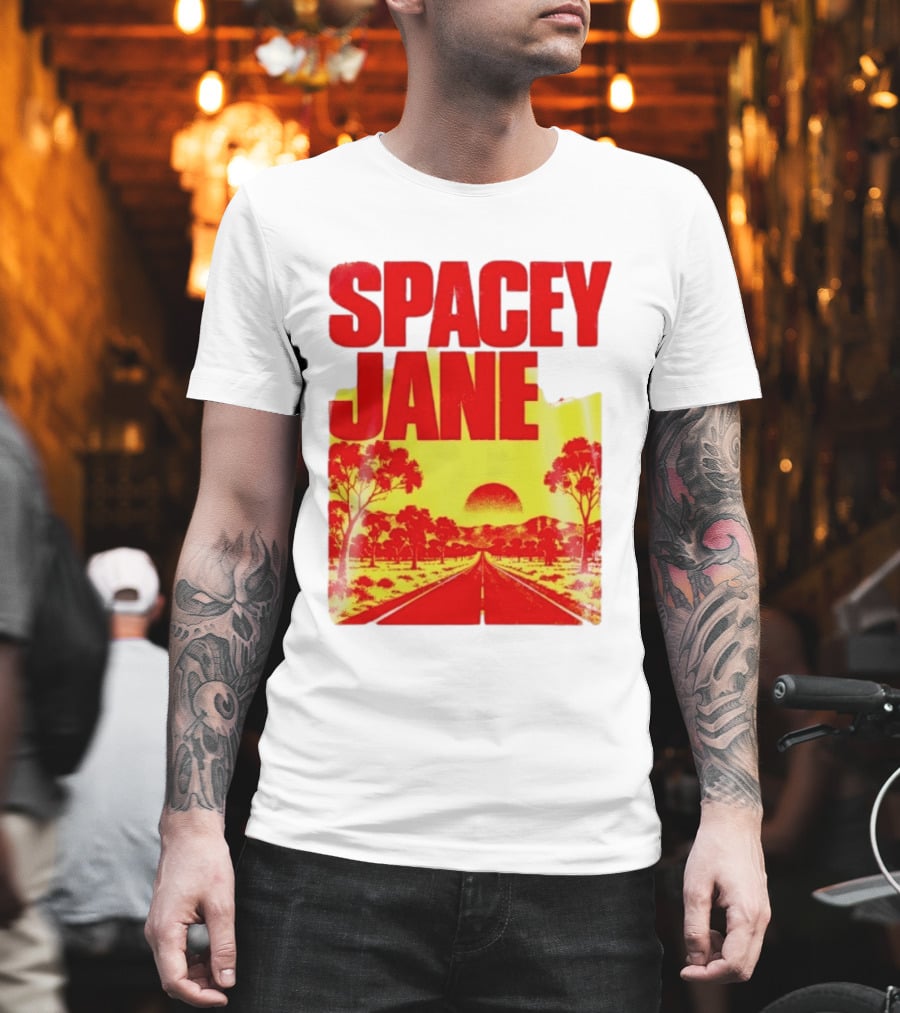 Spacey Jane Live Tour Australian Outback Sunset Scene T-Shirt