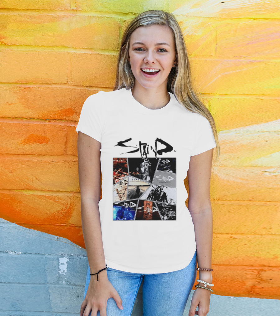 Staind Album Covers Collection Alternative Metal Band T-Shirt