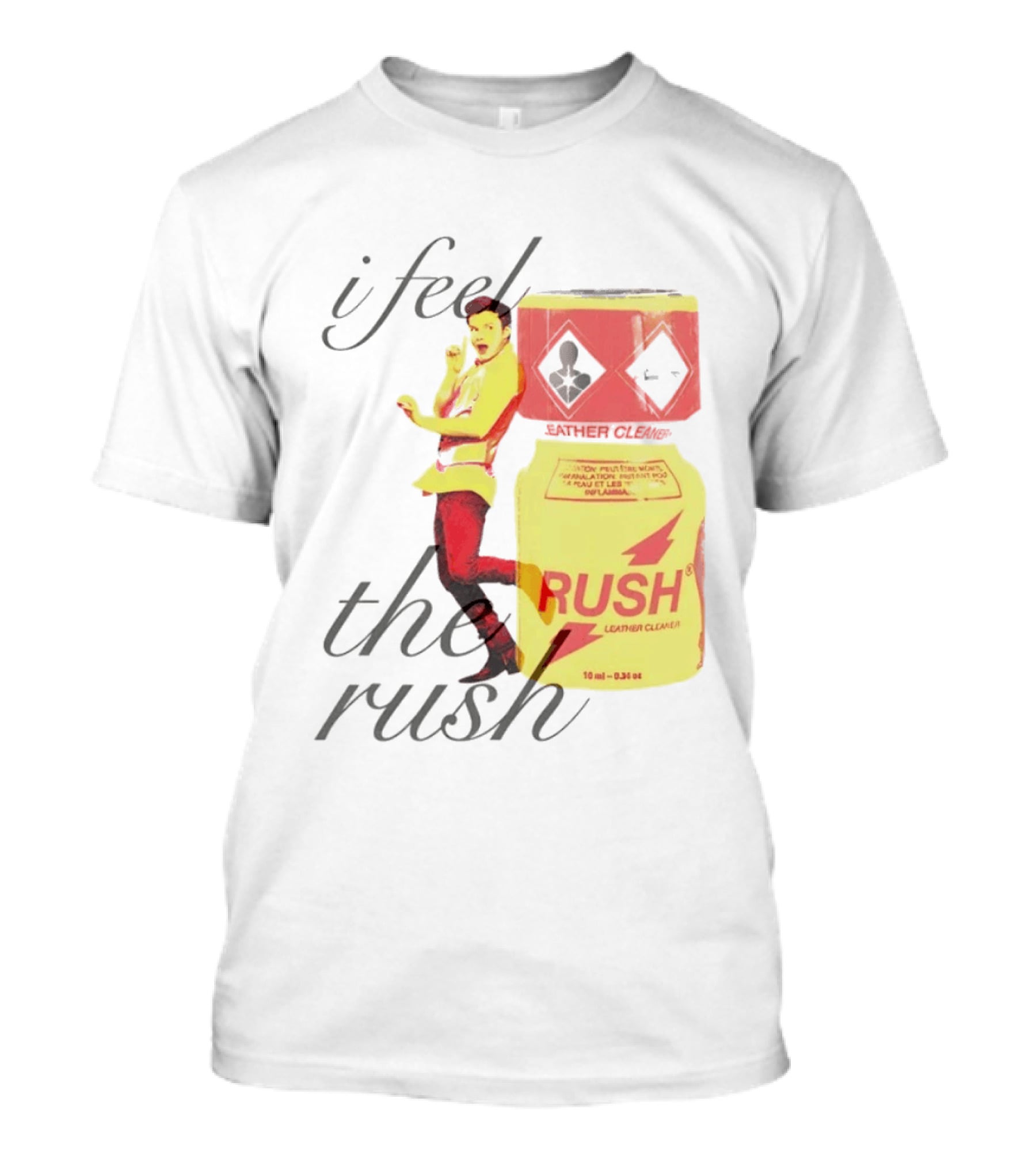 I Feel The Rush Leather Cleaner Chris Colfer T-Shirt