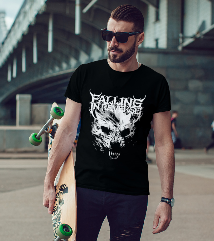 Falling In Reverse Wolf Band Rock Metal T-Shirt