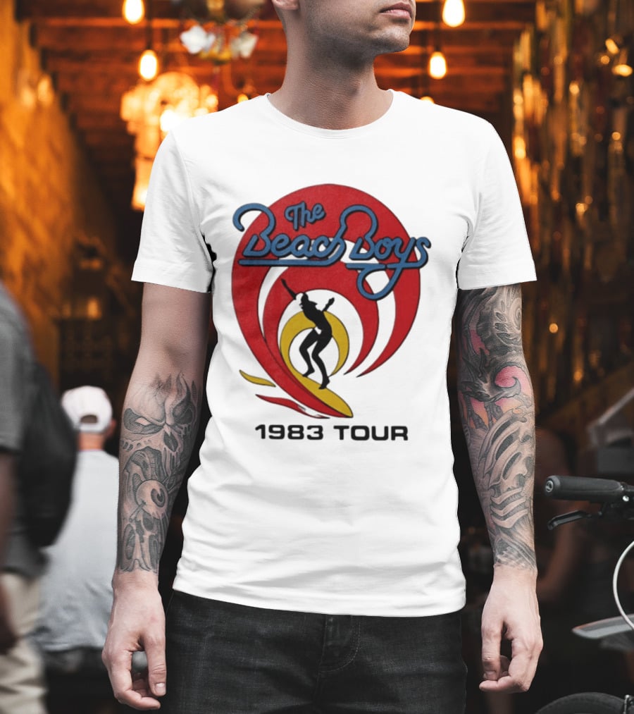 The Beach Boys 1983 Tour Vintage Surf Iconic Music Event T-Shirt