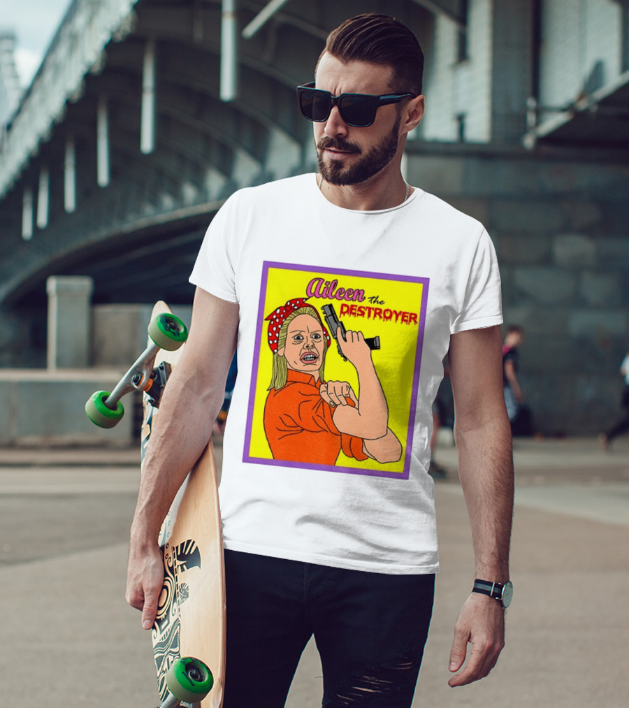 Aileen The Destroyer Halloween Horror Rosie Riveter T-Shirt