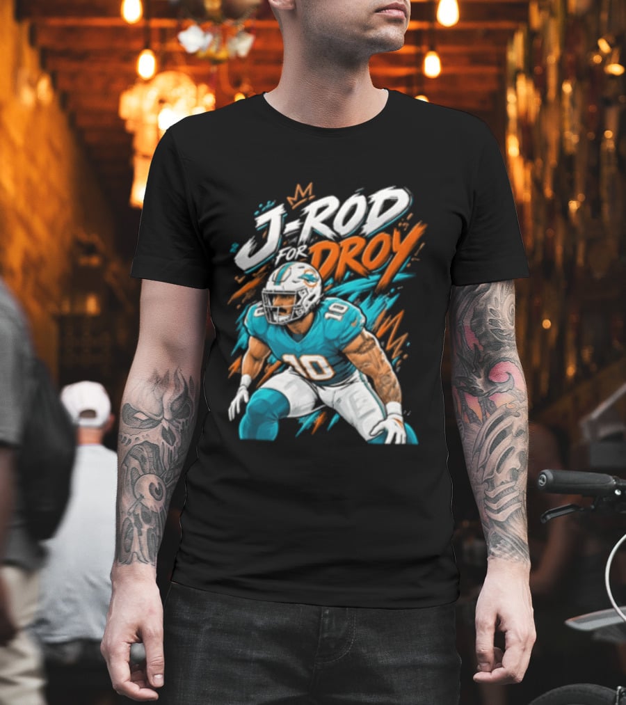 Miami Dolphins J Rod Droy Tyreek Hill Fan T-Shirt