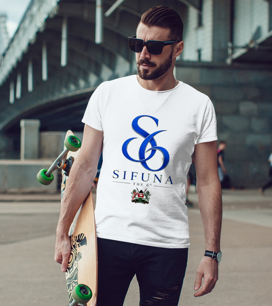 Sifuna 6th Blue Crest With Shield T-Shirt