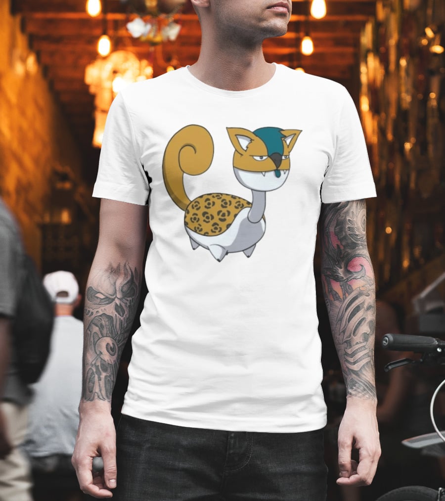 Jacksonville Jaguars Pokemon Fusion Cartoon T-Shirt