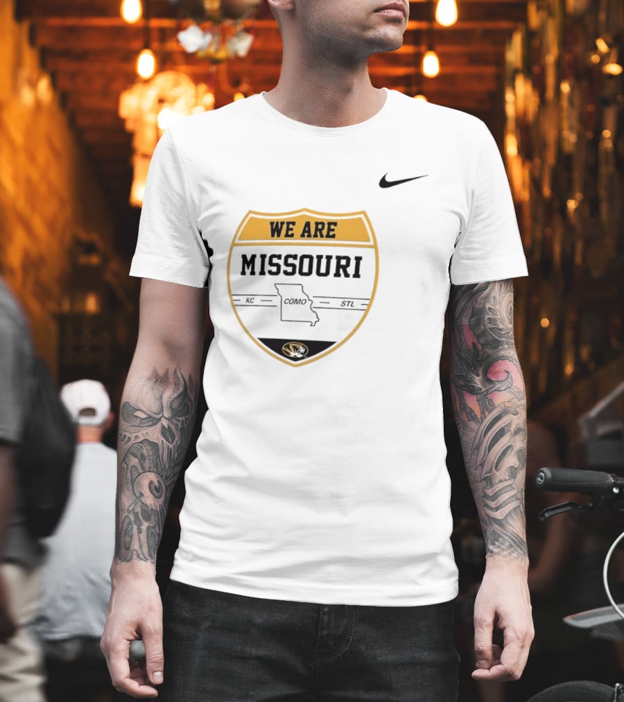 Missouri Tigers We Are KC COMO STL Shield Nike T-Shirt