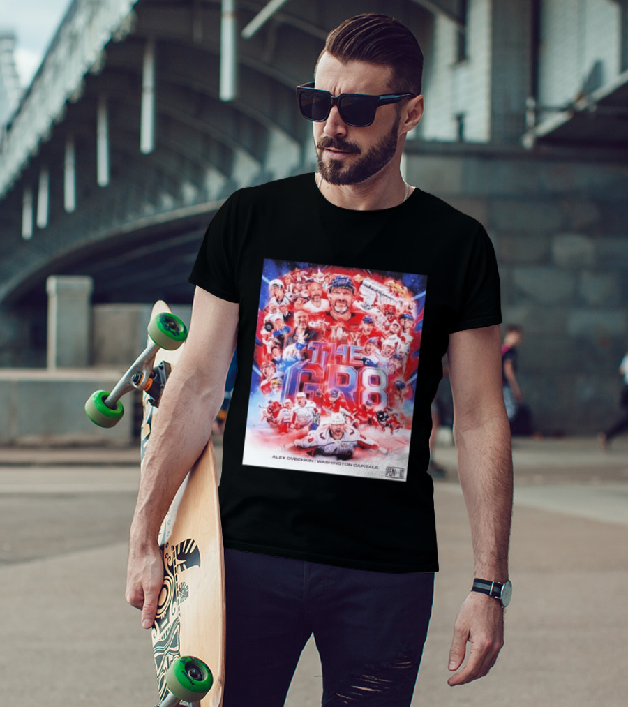 Alex Ovechkin The Gr8 Washington Capitals Open Ice Champions T-Shirt