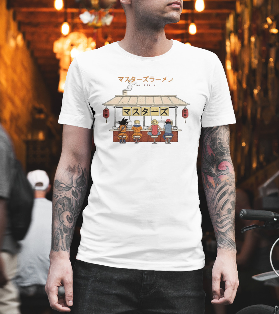 Masters Ramen Heroes Dinner One Piece T-Shirt