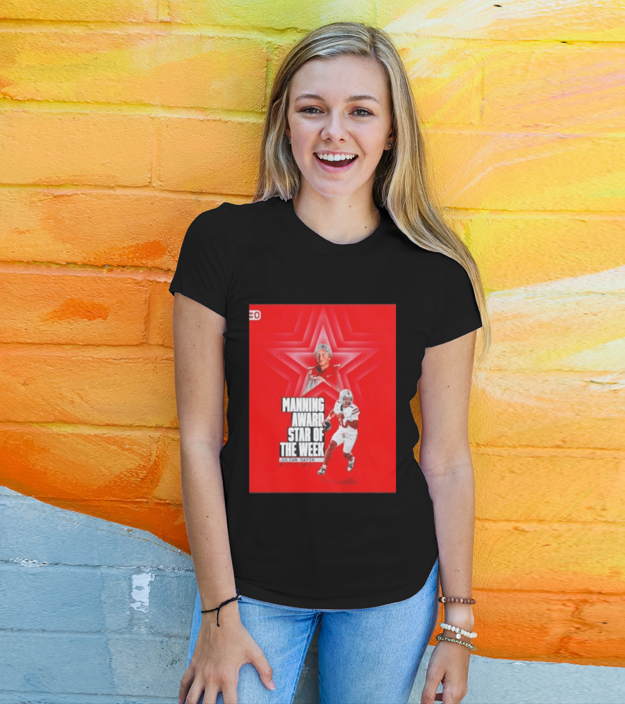 Manning Award Star Of The Week Julian Sayin Ohio State Buckeyes T-Shirt